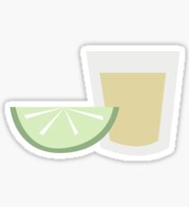 Tequila and Lime Sticker