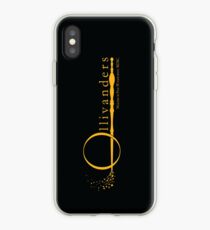 Ollivanders Logo in Yellow iPhone Case