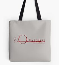 Ollivanders Logo in Rot Tote Bag