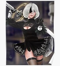 Nier Automata 2b Poster