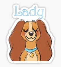 Lady Sticker