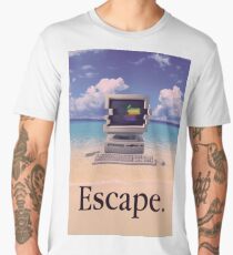 Vaporwave Macintosh Men's Premium T-Shirt