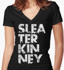 Sleater-Kinney Women's Fitted V-Neck T-Shirt