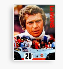 LE MANS; Vintage Grand Prix Auto Print Canvas Print