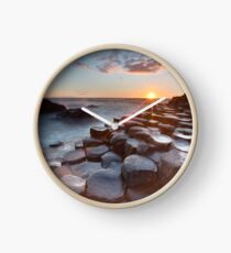 Giant's Causeway , Co Antrim , Northern Ireland Clock
