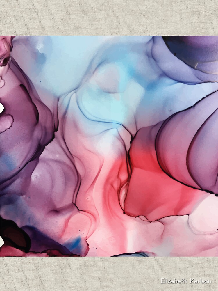 Flame Fired Alcohol Ink Painting by LSchulz19