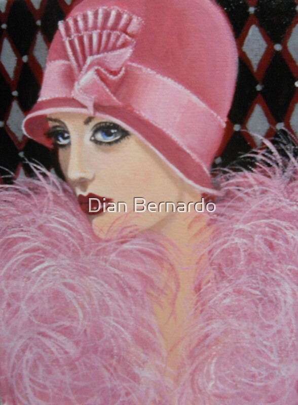 "ART DECO LADY" by Dian Bernardo | Redbubble