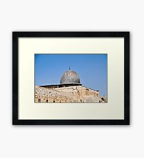 Israel, Jerusalem, Haram esh Sharif (Temple Mount) Framed Print