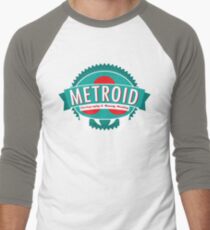 Metroid Cartography and Bounty Hunting Men's Baseball ¾ T-Shirt