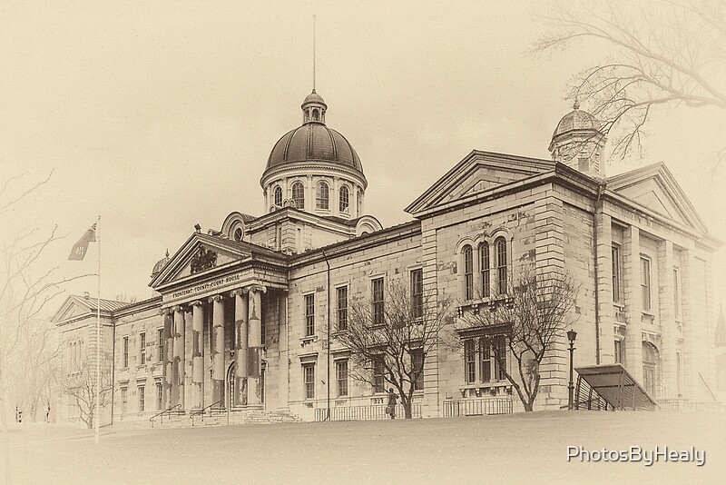 Frontenac County Court House - sepia by Photos by Healy