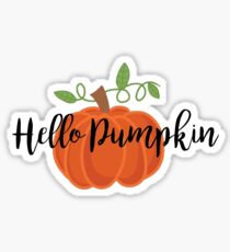 Hello Pumpkin Sticker