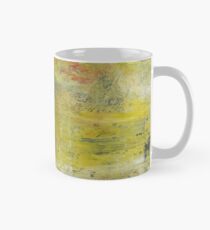 Yellow Non Representational Painting Mug