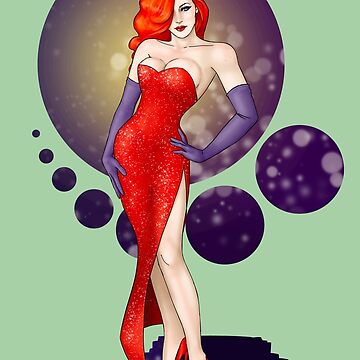 Jessica Rabbit Greeting Card for Sale by CatAstrophe