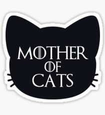 Pegatina Madre de los gatos audaz