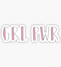 Girl Power Hand-Drawn Sticker