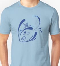 Cool Fish Grunge Twirls Unisex T-Shirt