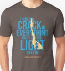 Leonard Cohen There is a Crack in everything Unisex T-Shirt