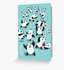 PANDAMONIUM Greeting Card