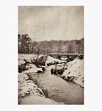 snow scene Photographic Print