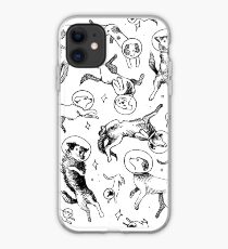 Space dogs iPhone Case