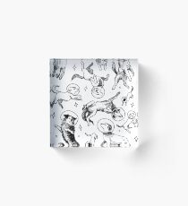 Space dogs Acrylic Block