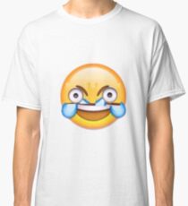 Open Eye Crying Laughing Emoji Classic T-Shirt