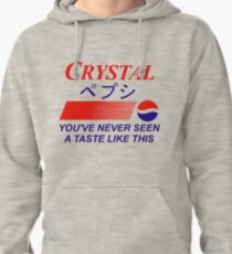 Crystal Pepsi Logo Japanese Pullover Hoodie