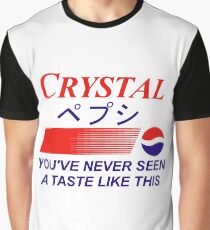 Camiseta gráfica Crystal Pepsi Logo Japanese