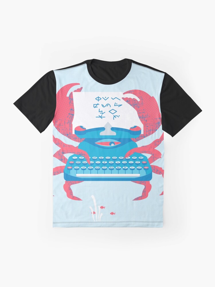 Alternate view of Crab The Typewriter Graphic T-Shirt