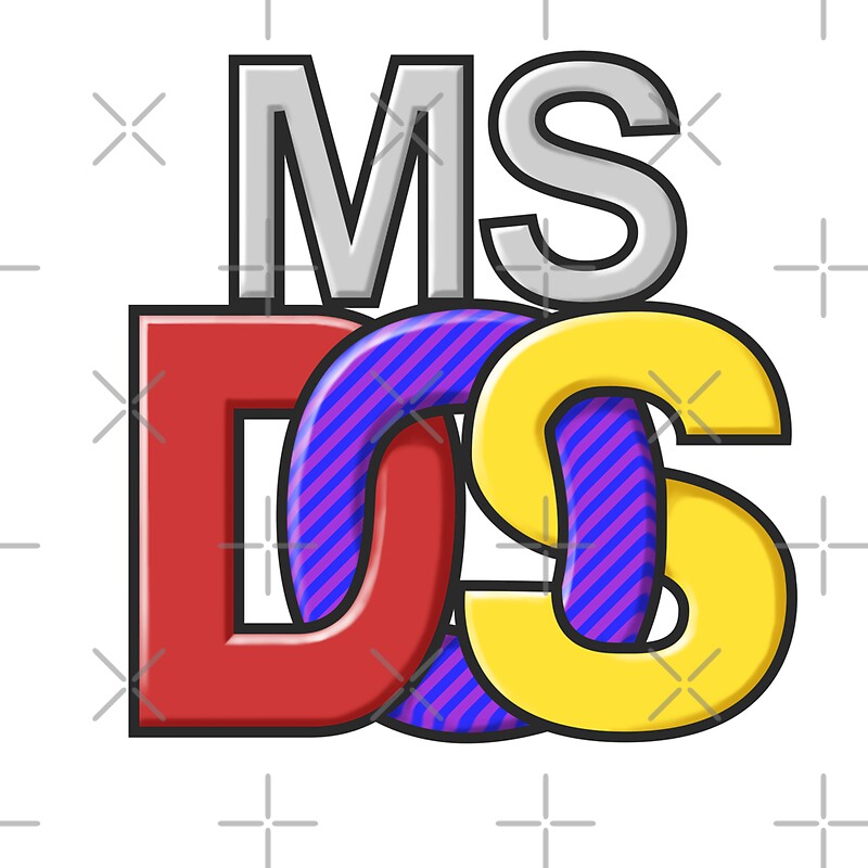 "MSDOS Logo" Stickers by philstrahl Redbubble