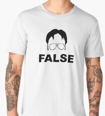 Dwight Schrute False Men's Premium T-Shirt