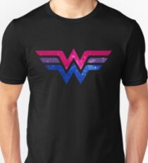 Wonder Pride - Bisexuell Slim Fit T-Shirt