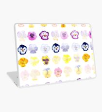 pansy pattern Laptop Skin
