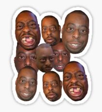 Beetlejuice Head Lester Green Stern Show Sticker