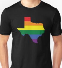 TEXAS STATE GAY PRIDE FLAG Unisex T-Shirt