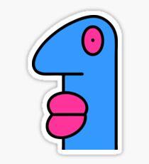 Big lips on the Berlin Wall Sticker