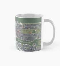 Taza New York city map engraving