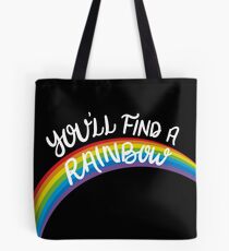 Kesha - Rainbow (White Font) Tote Bag