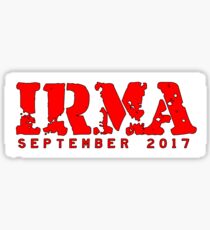 Hurricane Irma Sticker Sticker