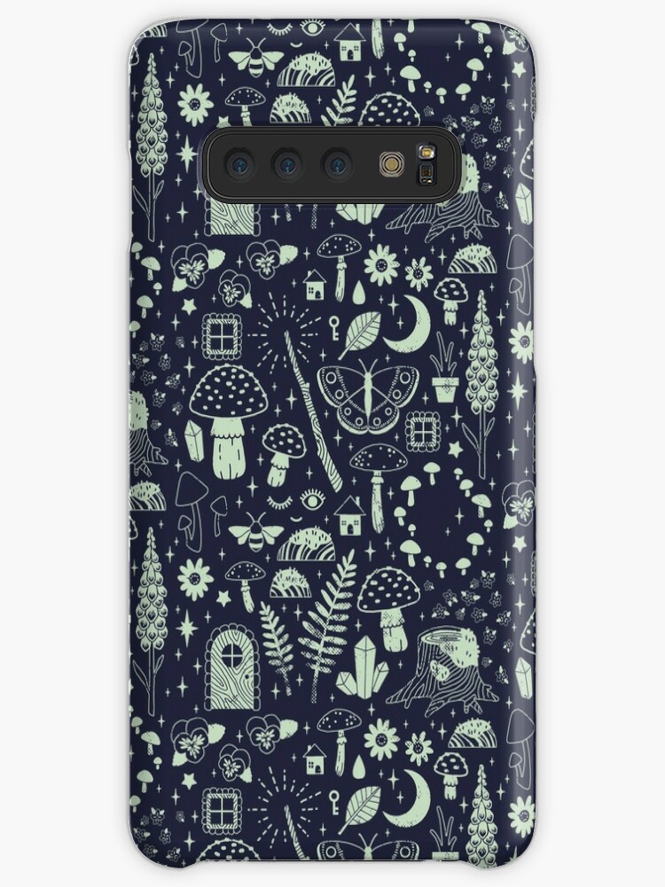 Lunar Pattern: Blue Moon Samsung S10 Case