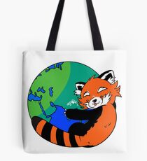 Bolsa de tela Salva el planeta, salva a los pandas