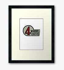 Toyota FJ40 Land Cruiser Four Wheel Drive Emblem Framed Print