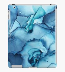The Blue Abyss - Alcohol Ink Painting iPad Case/Skin