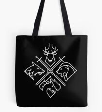 Game of Thrones Houses Tote Bag