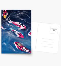 Koi In Motion Postcards