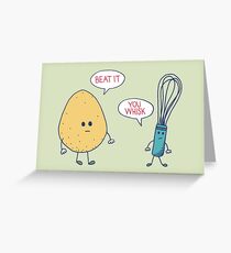 Beat It Greeting Card