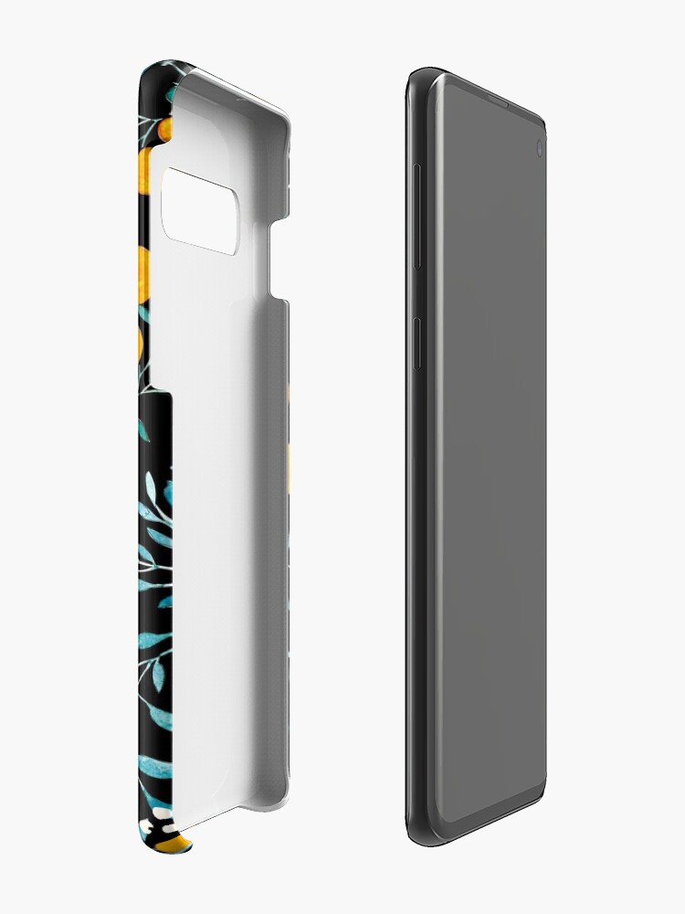Alternate view of Oranges on Black Case & Skin for Samsung Galaxy