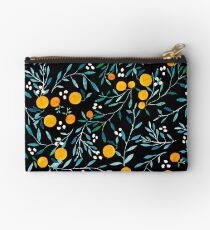 Oranges on Black Studio Pouch