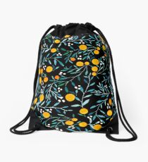 Mochila de cuerdas Naranjas en negro