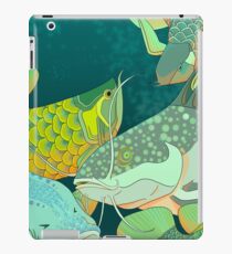 Goldener Arowana iPad-Hülle & Klebefolie